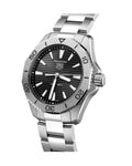 Tag Heuer Aquaracer Professional 200 Quartz Black Dial Silver Steel Strap Watch for Men - WBP1110.BA0627