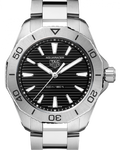 Tag Heuer Aquaracer Professional 200 Quartz Black Dial Silver Steel Strap Watch for Men - WBP1110.BA0627