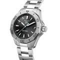 Tag Heuer Aquaracer Professional 200 Solargraph Quartz Black Dial Silver Steel Strap Watch for Men - WBP1114.BA0000