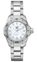 Tag Heuer Aquaracer Professional 200 Quartz White Dial Silver Steel Strap Watch for Women - WBP1411.BA0622