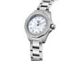 Tag Heuer Aquaracer Professional 200 Quartz Diamond Mother of Pearl Dial Silver Steel Strap Watch for Women - WBP1417.BA0622