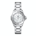 Tag Heuer Aquaracer Professional 200 Quartz Mother of Pearl Dial Silver Steel Strap Watch for Women - WBP1418.BA0622