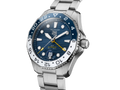 Tag Heuer Aquaracer Professional 300 GMT Automatic Blue Dial Silver Steel Strap Watch for Men - WBP2010.BA0632