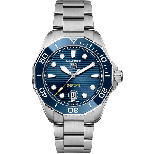 Tag Heuer Aquaracer Professional 300 Automatic Blue Dial Silver Steel Strap Watch for Men - WBP201B.BA0632