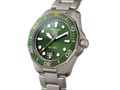 Tag Heuer Aquaracer Professional 300 Automatic Green Dial Silver Steel Strap Watch for Men - WBP208B.BF0631