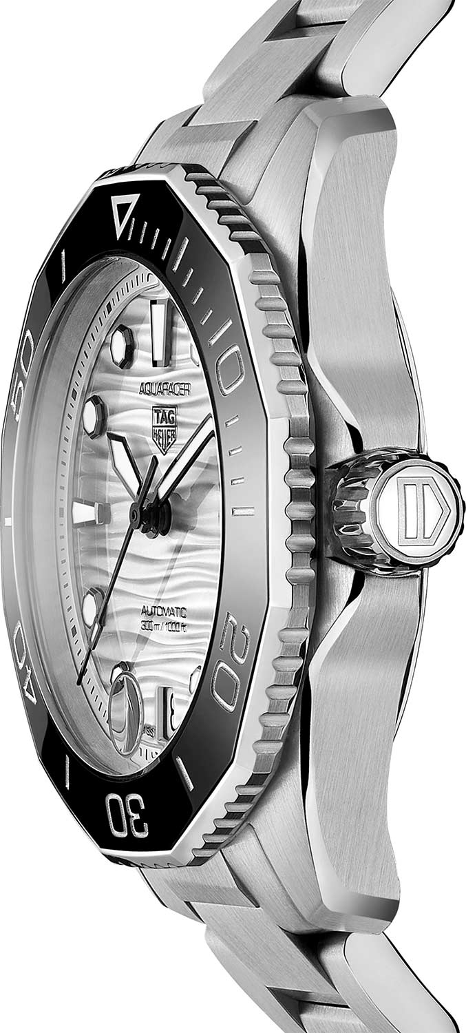 Tag Heuer Aquaracer Professional 300 Automatic White Dial Silver Steel Strap Watch for Men - WBP231C.BA0626