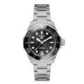 Tag Heuer Aquaracer Professional 300 Automatic Black Dial Silver Steel Strap Watch for Women - WBP231D.BA0626