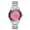 Tag Heuer Aquaracer Professional 300 Automatic Diamonds Pink Dial Silver Steel Strap Watch for Women - WBP231J.BA0618