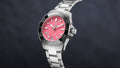 Tag Heuer Aquaracer Professional 300 Automatic Diamonds Pink Dial Silver Steel Strap Watch for Women - WBP231J.BA0618