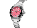 Tag Heuer Aquaracer Professional 300 Automatic Diamonds Pink Dial Silver Steel Strap Watch for Women - WBP231J.BA0618