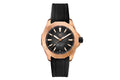 Tag Heuer Aquaracer Professional 200 Automatic 18K Rose Gold Black Dial Black Rubber Strap Watch for Men - WBP5150.FT6199