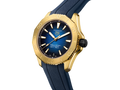 Tag Heuer Aquaracer Professional 200 Automatic 18K Yellow Gold Blue Dial Blue Rubber Strap Watch for Men - WBP5152.FT6210