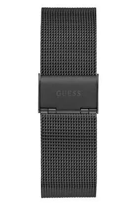 Guess Gadget Black Dial Black Mesh Bracelet Watch for Men - GW0538G3