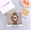 Michael Kors Parker Gold Dial Two Tone Steel Strap Watch for Women - MK6314