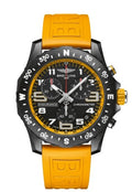 Breitling Endurance Pro Black Dial Yellow Rubber Strap Watch for Men - X82310A41B1S1