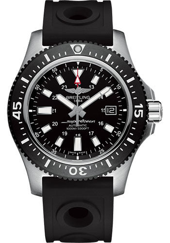 Breitling Superocean 44mm Special Volcano Black Dial Black Rubber Strap Watch for Men - Y1739310/BF45/227S/A20SS.1