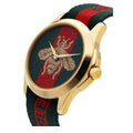 Gucci Le Marche des Merveilles Bee Motif Two Tone Dial Two Tone NATO Strap Unisex Watch - YA126487