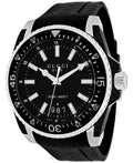 Gucci Dive Quartz Black Dial Black Rubber Strap Watch For Men - YA136204