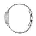 Gucci Diamantissima Diamonds Mother of Pearl Dial Silver Mesh Bracelet Watch for Women - YA141504