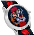 Gucci G Timless Le Marche Des Merveilles Blue Red Dial Blue Red Nylon Strap Unisex Watch  - YA126495