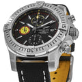 Breitling Avenger Chronograph 45mm Swiss Air Force Team Black Dial Black Nylon Strap Watch for Men - A133171A1B1X1