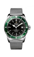 Breitling Superocean Heritage 42mm Chronograph Green Bezel Mens Watch - A1732136