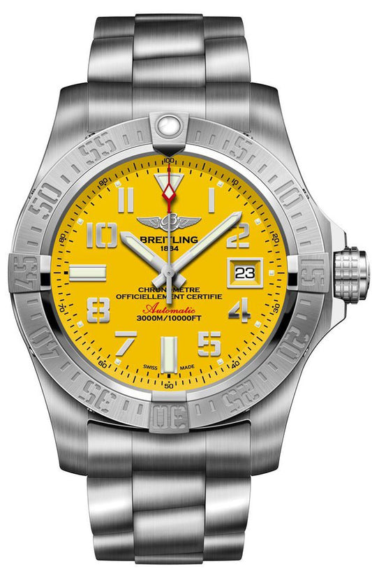 Breitling Avenger II Seawolf Stainless Steel 45mm Mens Watch - A1733110/I519