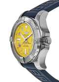 Breitling Avenger II Seawolf Yellow Dial Blue Rubber Strap 45mm Mens Watch - A1733110/I519/157S