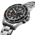 Breitling Superocean Automatic 44mm Black Dial Silver Steel Strap Watch for Men - A17367D71B1A1