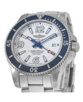 Breitling Superocean 42mm White Dial Silver Steel Strap Watch for Men - A17366D81A1A1