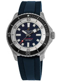 Breitling Superocean Automatic 44 Blue Dial Blue Rubber Strap Watch for Men - A17376211C1S1