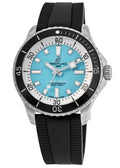 Breitling Superocean Automatic 44 Turquoise Dial Black Rubber Strap Watch for Men - A17376211L2S1