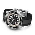 Breitling Superocean Automatic 46 Black Dial Black Rubber Strap Watch for Men - A17378211B1S1