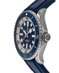 Breitling Superocean Automatic 46 Blue Dial Blue Rubber Strap Watch for Men - A17378E71C1S1