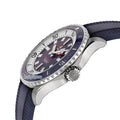 Breitling Superocean Automatic 46 Blue Dial Blue Rubber Strap Watch for Men - A17378E71C1S1