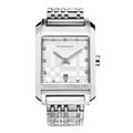 Burberry Heritage Diamond White Dial Silver Steel Strap Watch for Women - BU1583