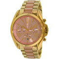 Michael Kors Bradshaw Gold Dial Gold Steel Strap Watch for Women - MK6359