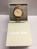 Michael Kors Runway Rose Gold Dial Rose Gold Steel Strap Watch for Women - MK3336