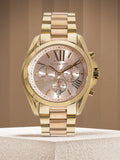 Michael Kors Bradshaw Gold Dial Gold Steel Strap Watch for Women - MK6359