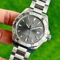 Tag Heuer Aquaracer Automatic 41mm Anthracite Dial Silver Steel Strap Watch for Men - WAY2113.BA0928