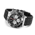 Breitling Super Chronomat B01 44 Black Dial Black Rubber Strap Watch for Men - AB0136251B1S1