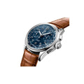 Breitling Premier B15 Duograph 42 Blue Dial Brown Leather Strap Watch for Men - AB1510171C1P1