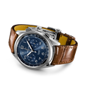 Breitling Premier B15 Duograph 42 Blue Dial Brown Leather Strap Watch for Men - AB1510171C1P1