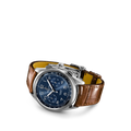 Breitling Premier B15 Duograph 42 Blue Dial Brown Leather Strap Watch for Men - AB1510171C1P1