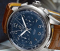 Breitling Premier B15 Duograph 42 Blue Dial Brown Leather Strap Watch for Men - AB1510171C1P1