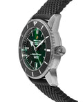 Breitling Superocean Heritage B20 Automatic 42 Green Dial Black Mesh Bracelet Watch for Women - AB2010121L1S1