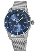 Breitling Superocean Heritage B20 Automatic 44 Blue Dial Silver Mesh Bracelet Watch for Men - AB2030161C1A1