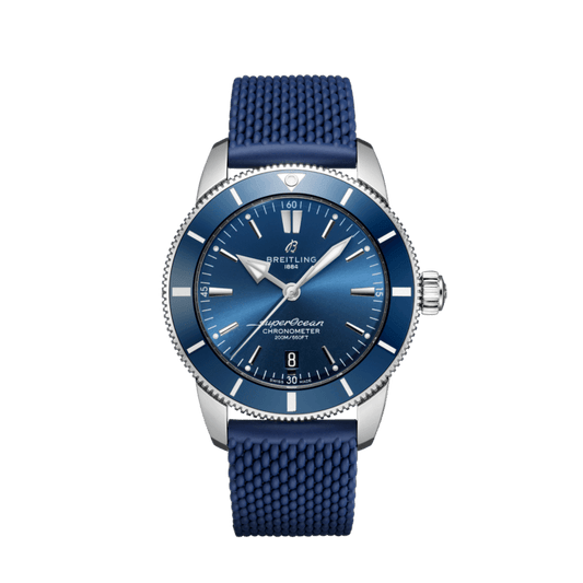 Breitling Superocean Heritage II B20 44mm Blue Dial Mens Watch - AB2030161C1S1