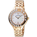 Swarovski Lovely Crystals Mother of Pearl Dial Rose Gold Steel Strap Watch for Women - 5261496