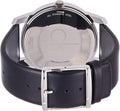 Calvin Klein City Grey Dial Black Leather Strap Watch For Men - K2G21107